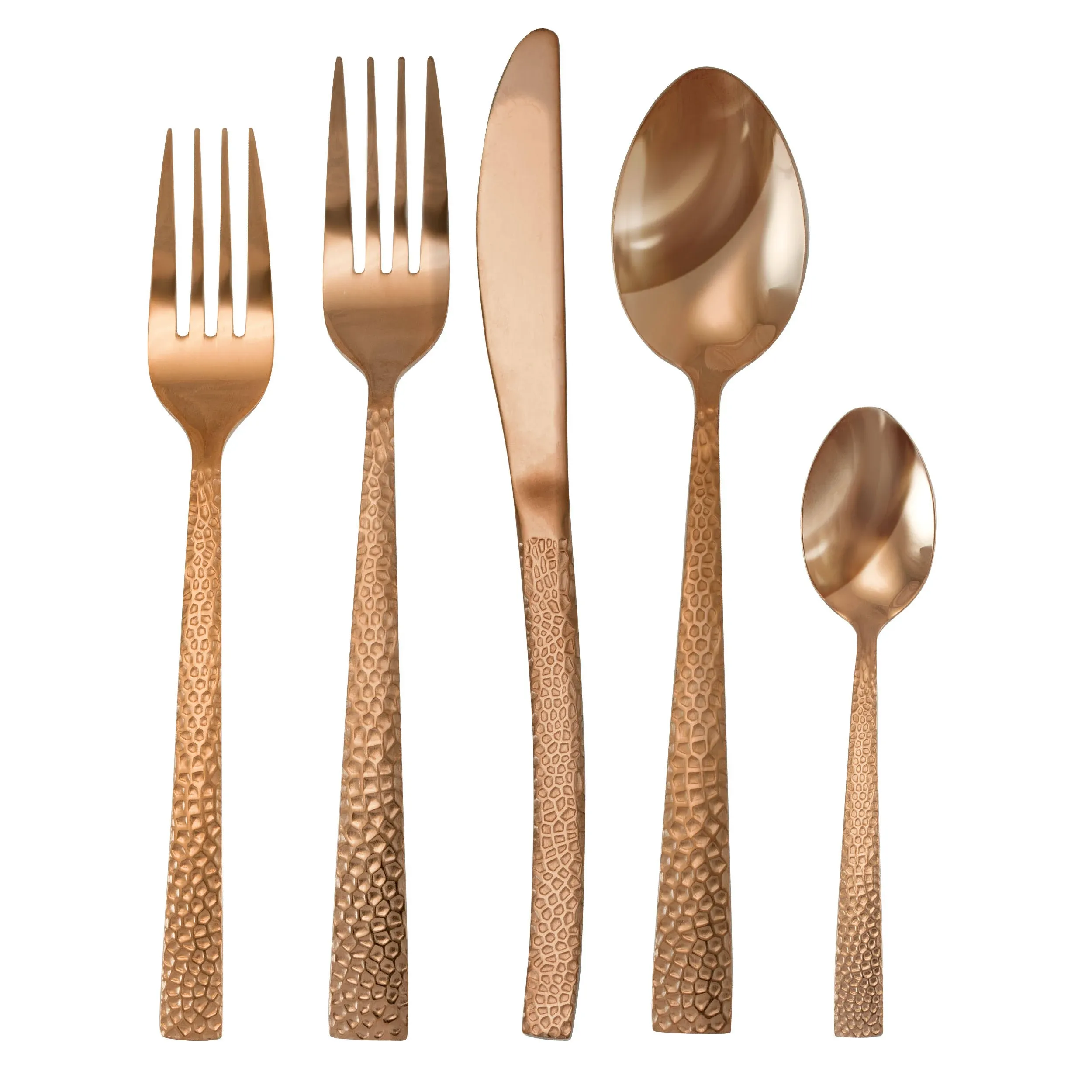 Gibson Home Goldie Rose 20-Piece Flatware Set (Service for 4)