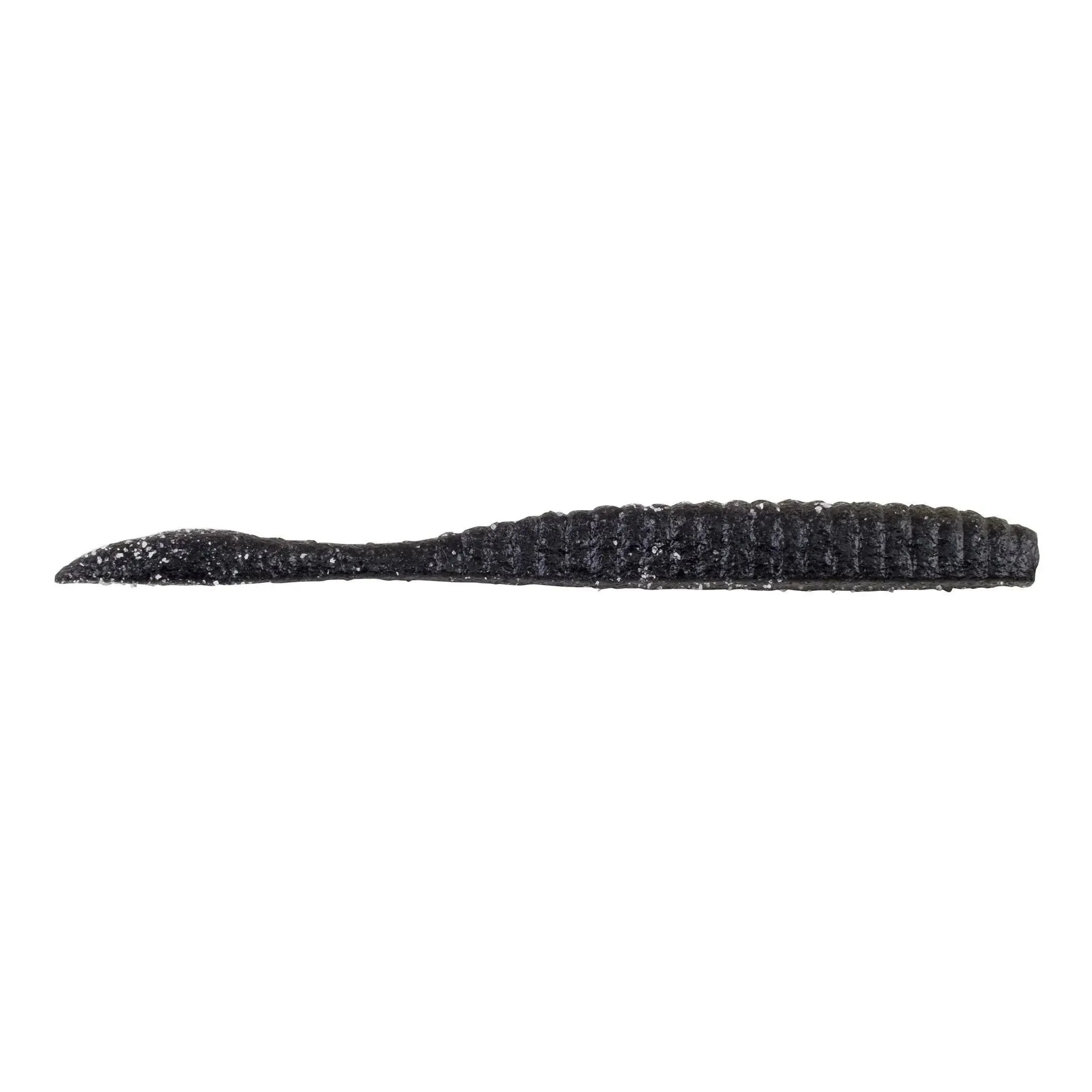 Berkley PowerBait MaxScent Flat Worm Black / 4.25"