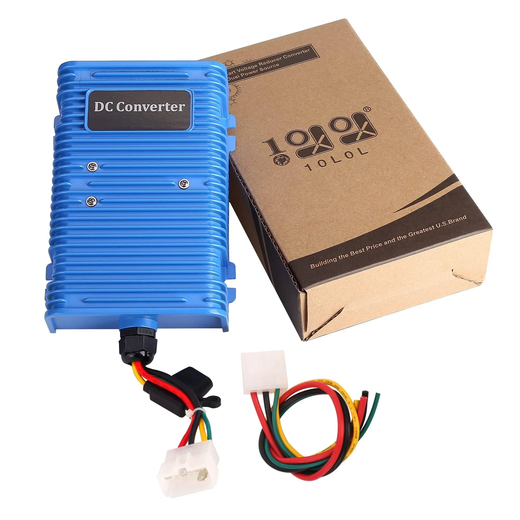 10L0L 30 Amp Dual Power Source Golf Cart Voltage Reducer