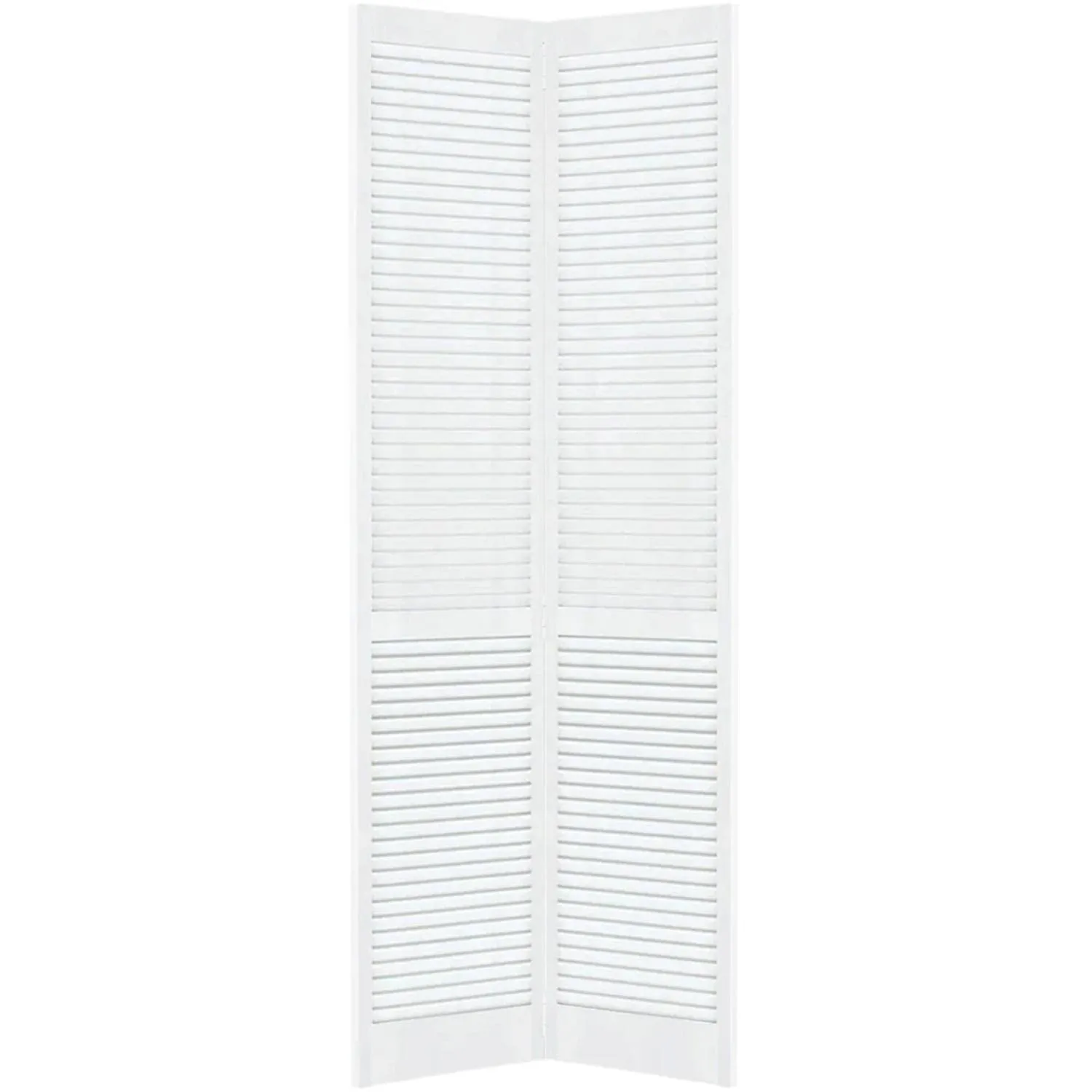 Kimberly Bay Louvered Wood Primed Bi-Fold Door