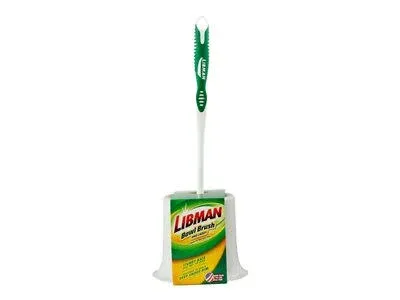 Libman Round Bowl Brush &amp; Open Caddy 15&#034;L Polypropylene Green &amp; White 4 Pack