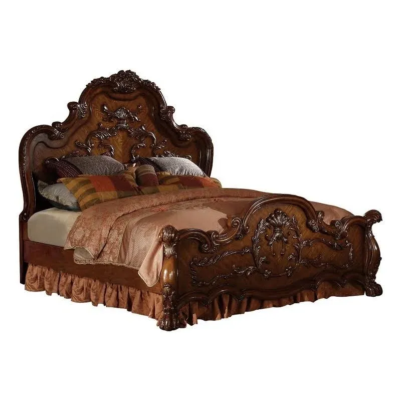 Dresden Collection 12140Q Queen Bed in Cherry