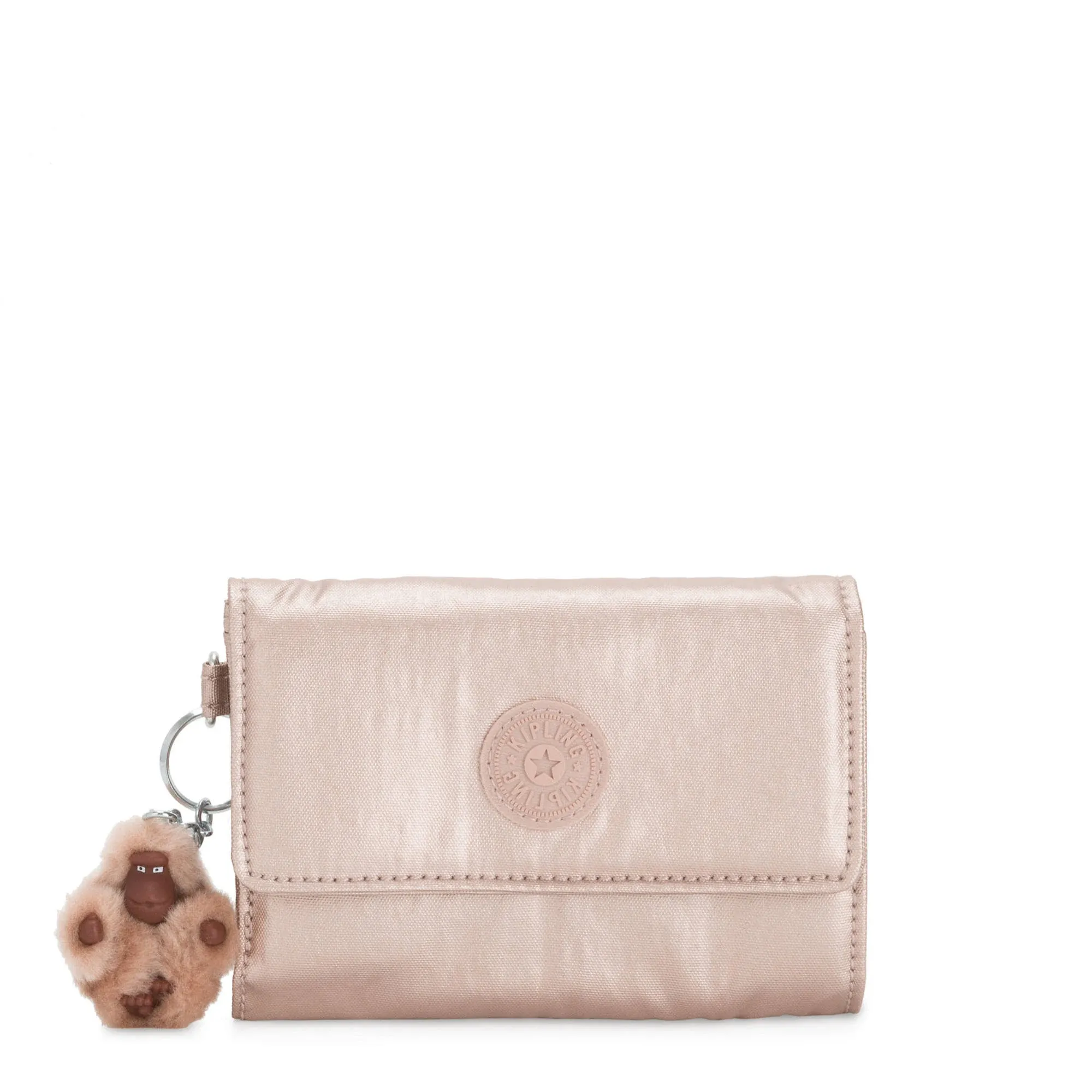 Kipling Medium Metallic Organizer Wallet Pixi - Quartz Metallic