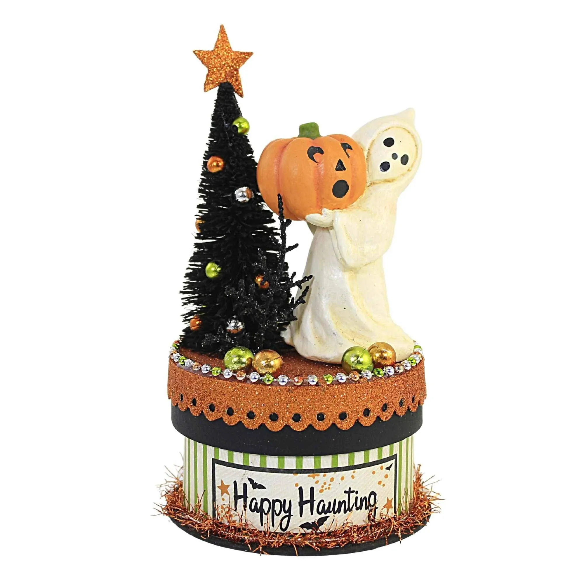 Bethany Lowe Happy Haunting Ghost On Box Free Shipping