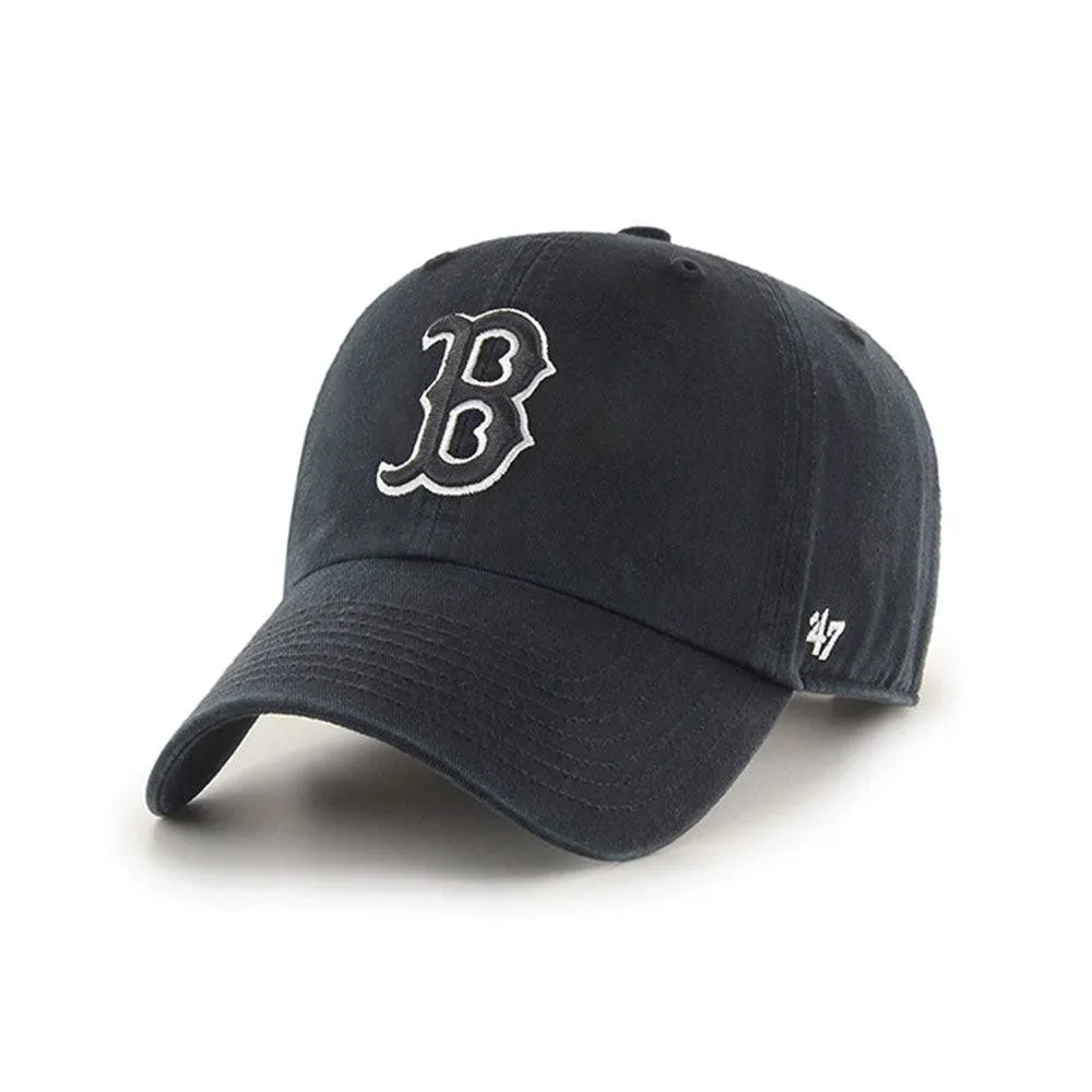 '47 Boston Red Sox Ice Clean Up Dad Hat Baseball Cap - Black