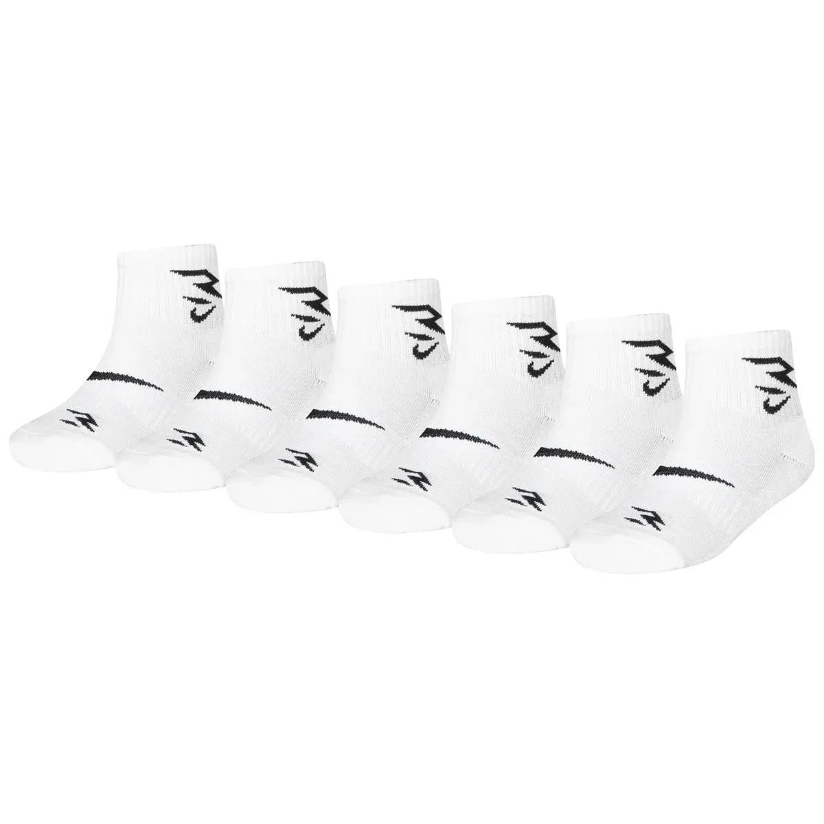 Boys Nike 6-Pack 3BRAND Pop Heather Crew Socks