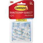 Command Clear Medium Wire Toggle Hooks