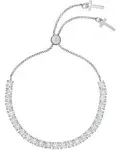 Ted Baker Melrah Icon Crystal Slider Bracelet Silver