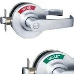 Vacant or In-Use Bathroom Indicator Privacy Handle Lock | Commercial Grade