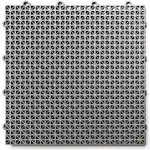 Big Floors DT40GRAY DuraGrid Outdoor Modular Interlocking Multiuse Plastic Deck Tile 40 Pack Gray