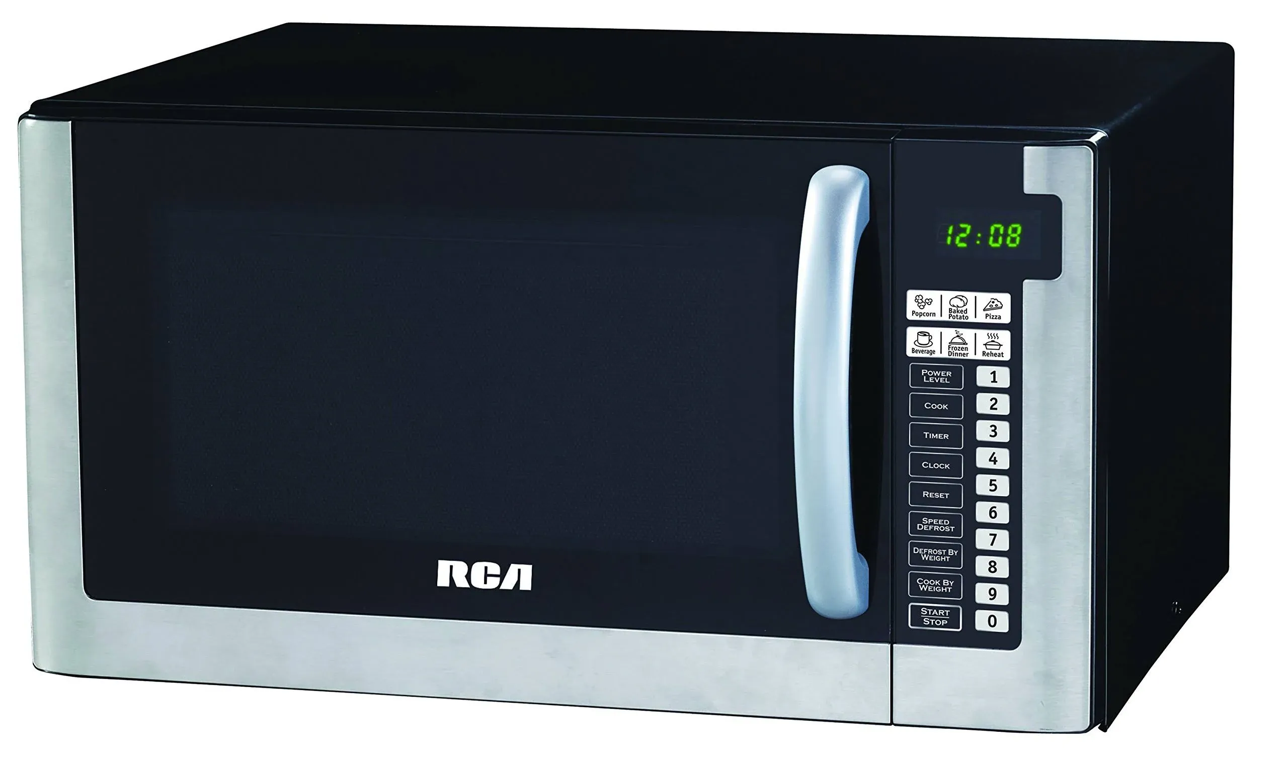 RCA RMW1203 1.2 Cubic Foot Microwave, Stainless Steel