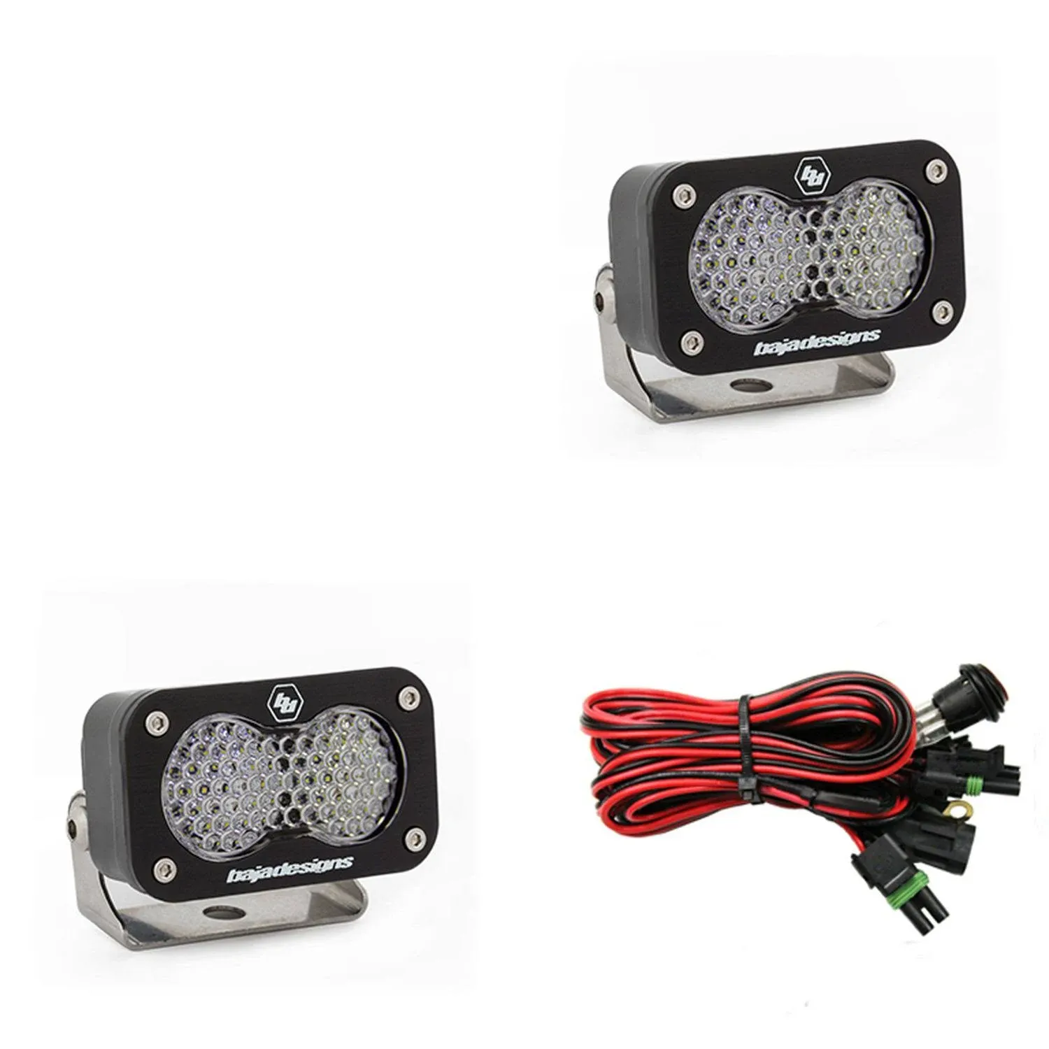 Baja Designs S2 Sport LED Light - Pair Clear / Work/Scene