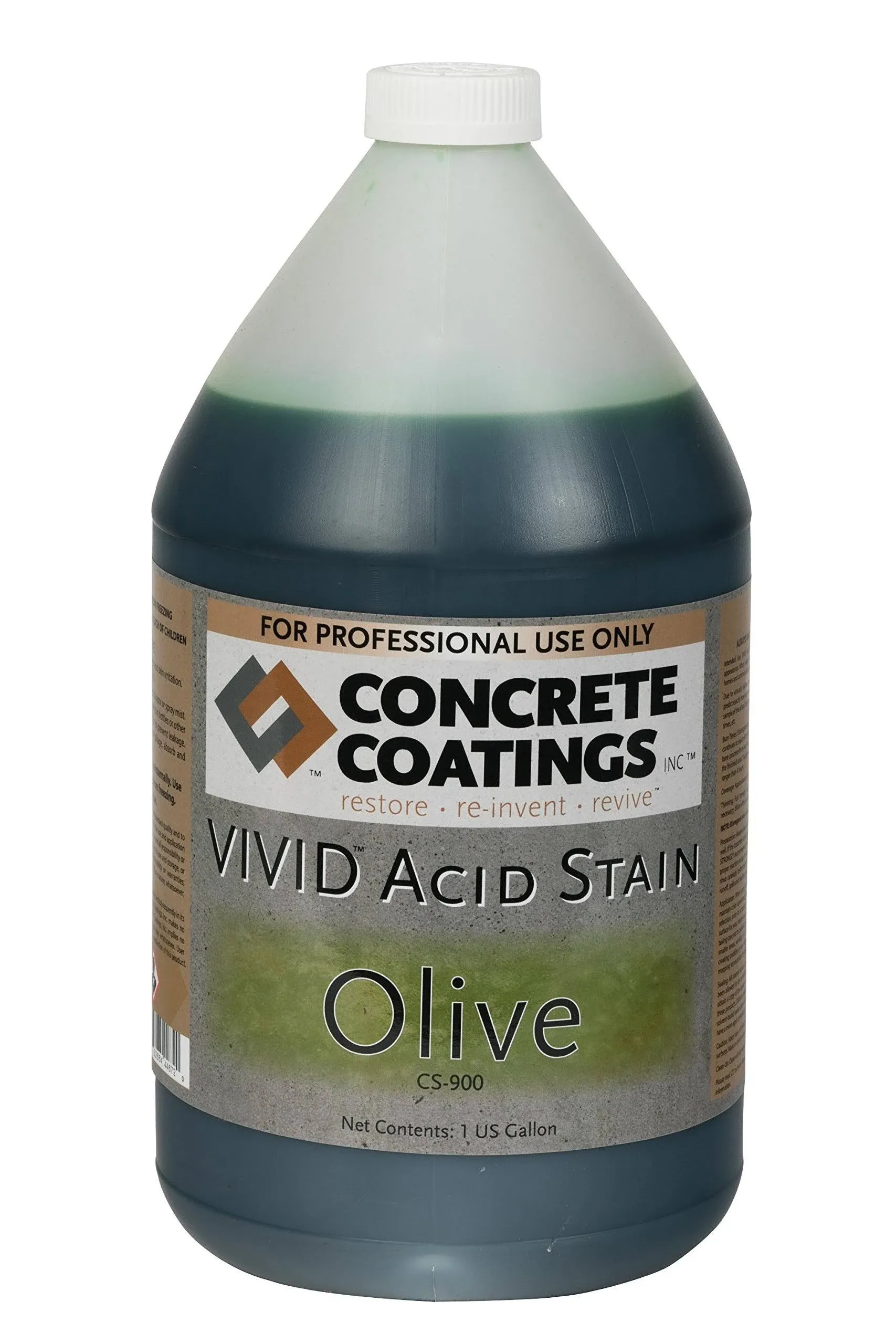 CC Concrete Coatings Vivid Acid Stain for Antique Marble Effect, Concrete Stain ...