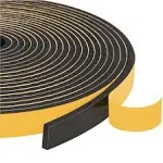 Yotache Foam Strips with Adhesive 1/2' W x 1/8' T Foam Insulation Tape for Doors ...