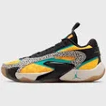 Jordan Luka 2 Safari Grade School Kids' Basketball Shoes, Laser Orange/Hyper Jade/Black, Size: 6.5