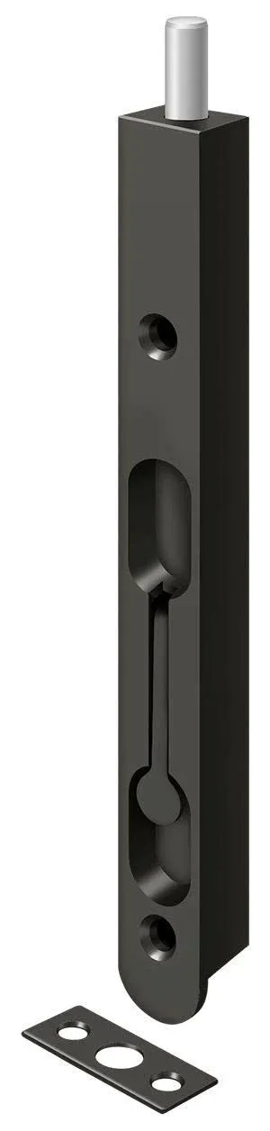 Deltana 7 in. Flush Bolt Zinc - Oil Rubbed Bronze