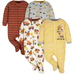 Gerber 4-Pack Baby Boys Transportation Zone Sleep 'N Plays - Newborn