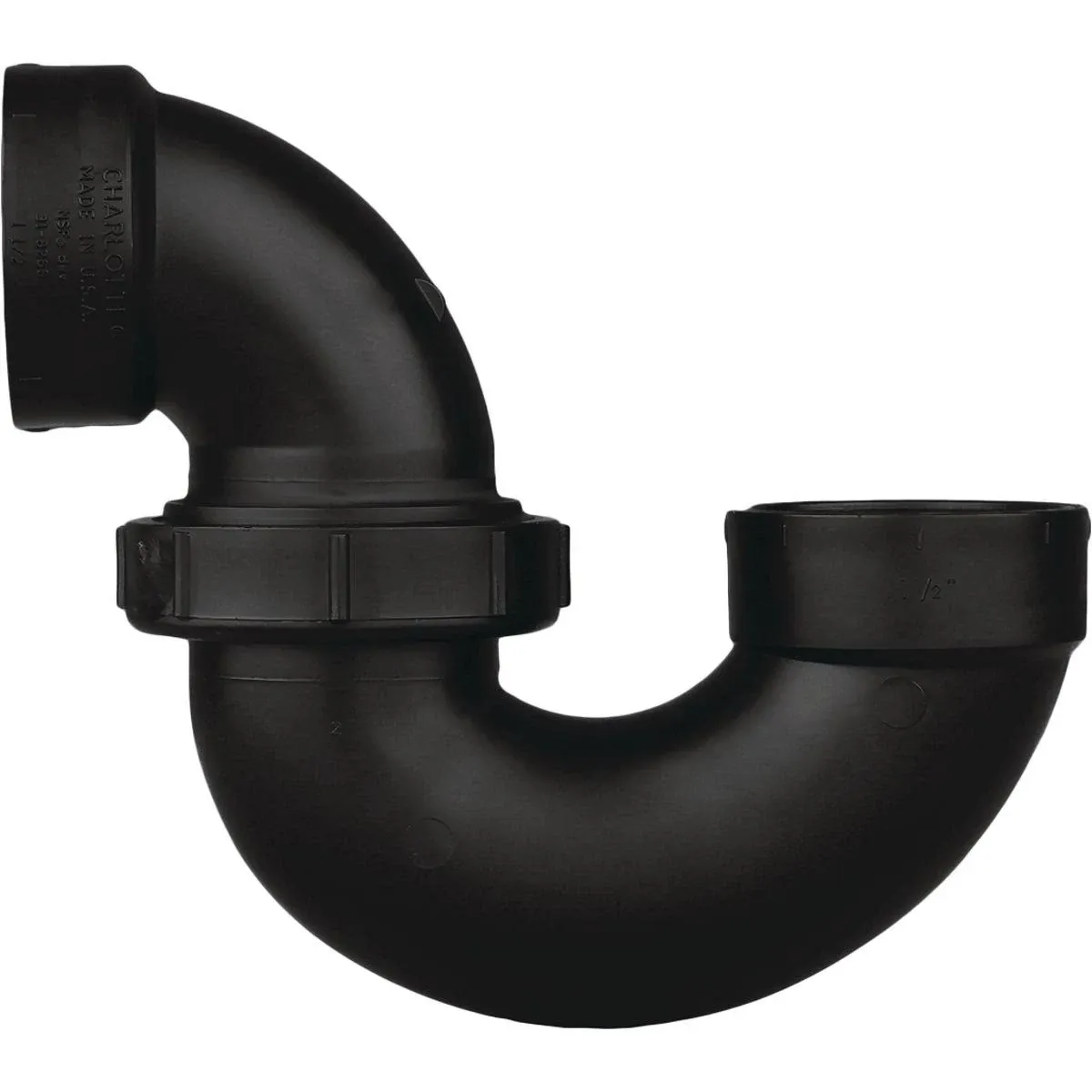 Charlotte Pipe 2-in ABS P-Trap/Union