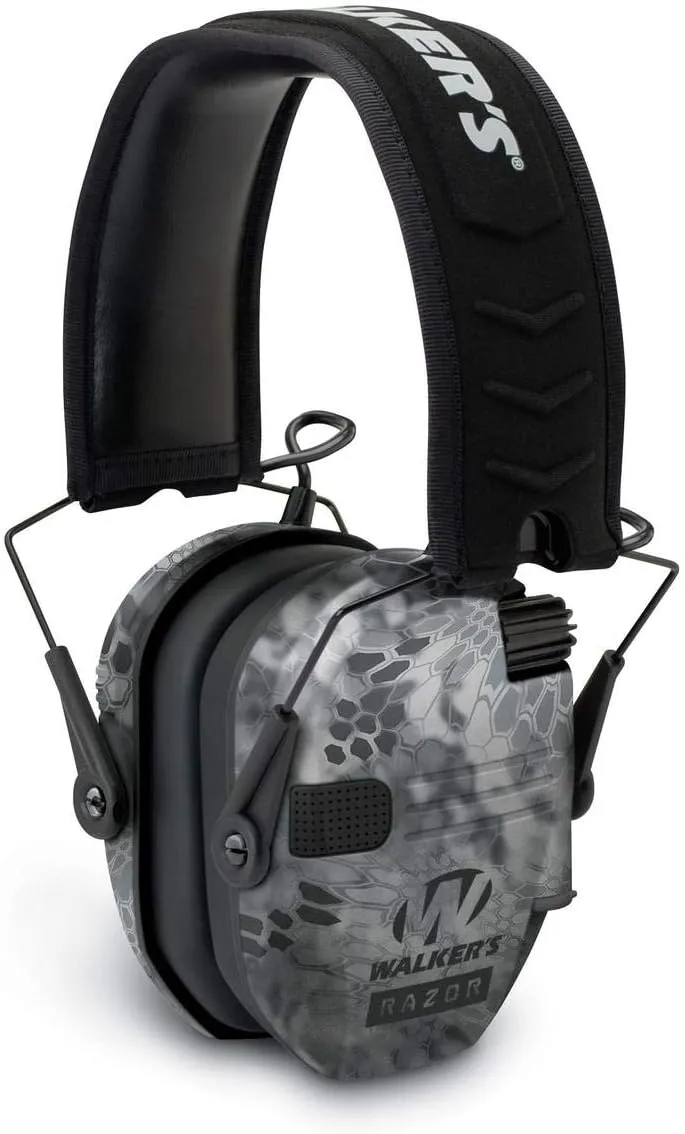 Walker's Game Ear Razor Series Slim Electronic Shooting Earmuffs, Kryptek Highlander