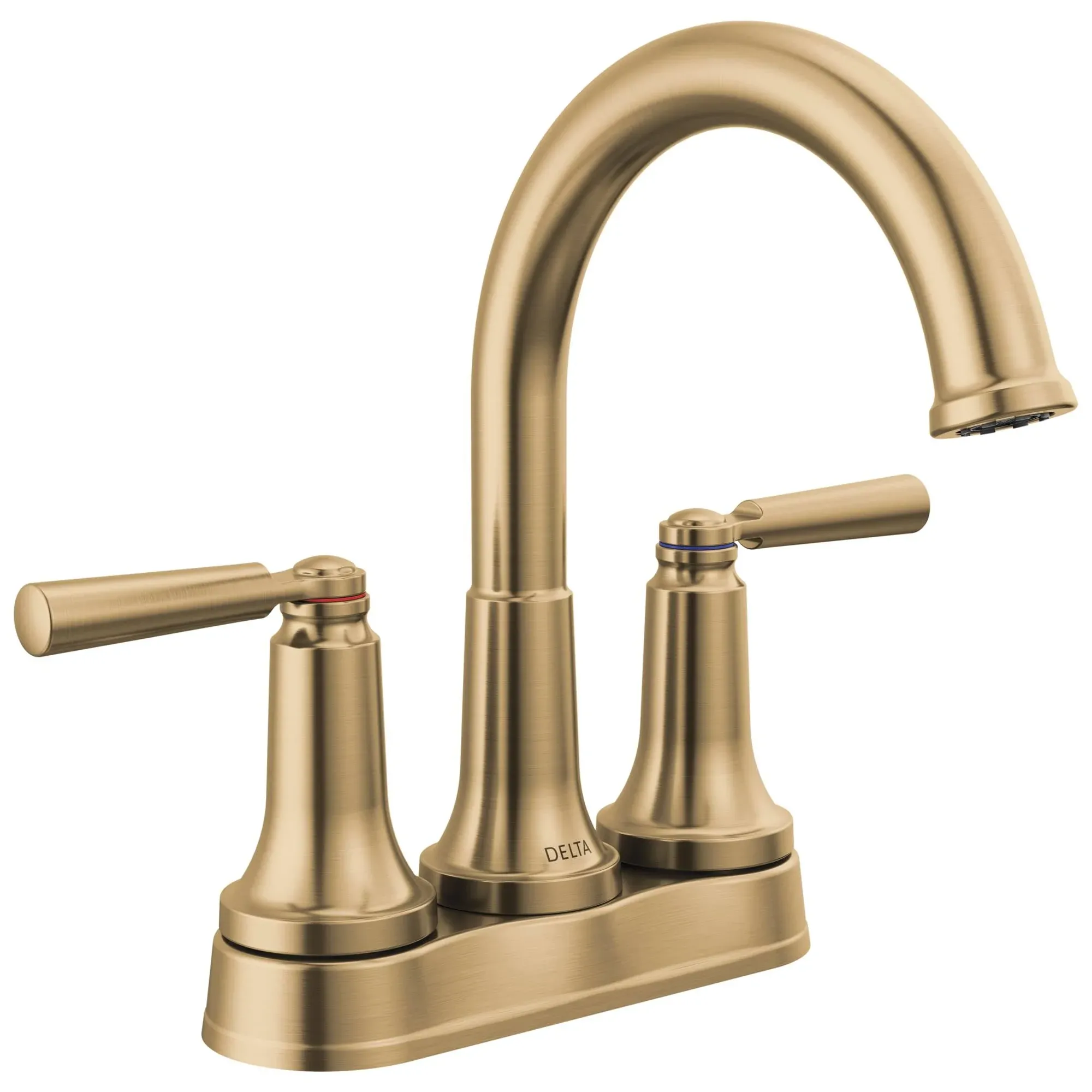 Delta 2535-CZTP-DST Champagne Bronze Saylor Two Handle Tract-Pack Centerset Bathroom Faucet