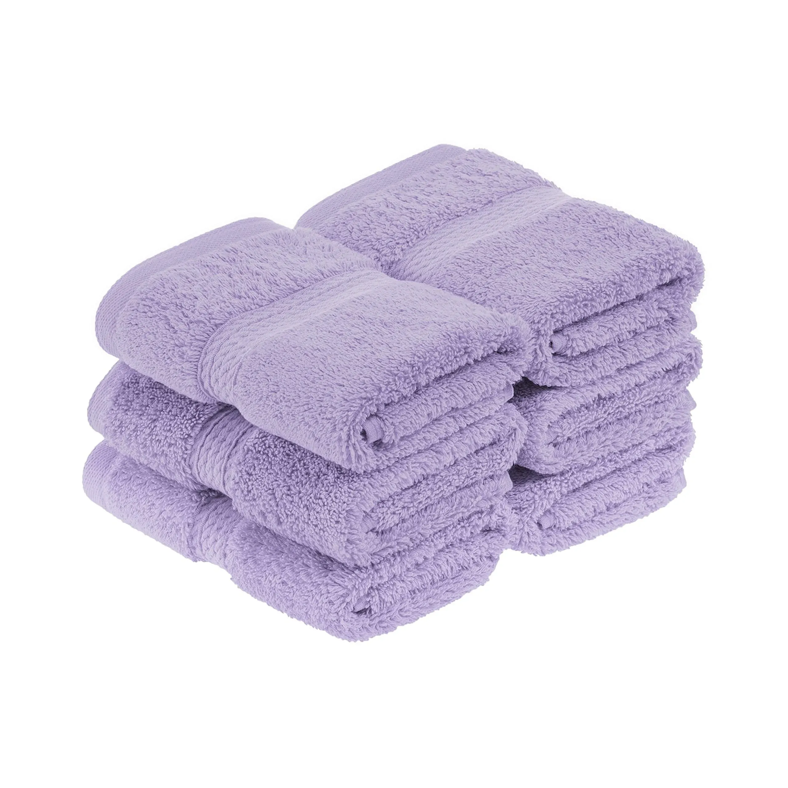 Superior Zero Twist 100% Cotton Bathroom Towels, Super Soft, Fluffy, and Absorbent, Premium Quality 6 Piece Towel Set with 2 Washcloths, 2 Hand Towels, and 2 Bath Towels, Coral