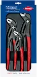 Knipex 9K0080122US 3 Piece Cobra Pliers Set w/Keeper