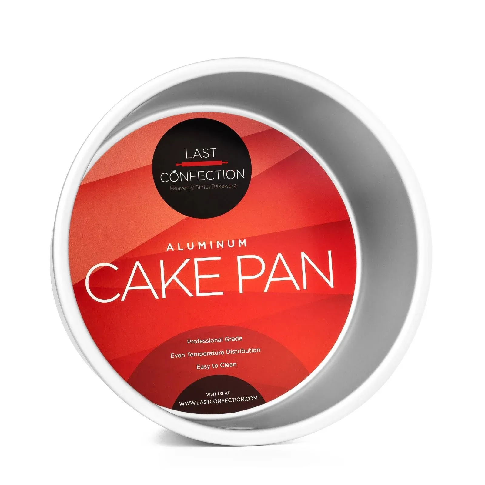 Last Confection Aluminum 10" x 2" Round Cake Pan - Professional Bakeware