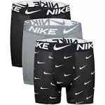 Boys Nike 8-20 Printed 3-Pack Boxer Briefs