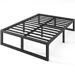 Yitong Angel Size Bed Frame 14 Inch Heavy Duty Support 3500 lbs Metal Platform