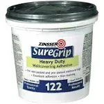 Zinsser & 69384 SureGrip 122 Wallcovering Adhesive, Clear, 1-Qt.