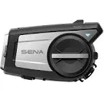 Sena 50C - Sistema de comunicación para Motocicleta y cámara 4K con Sonido de Harman Kardon Auriculares de comunicación de Malla Integrados con micrófono y Altavoces de Alta Calidad, Color Negro