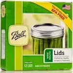 Ball Wide Mouth Canning Lid 4.8 oz. 12 PK