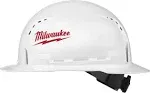 Milwaukee 48-73-1010 Bolt White Type 1 Class C Full Brim Vented Hard Hat