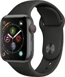 Apple Watch Series 4 - 40mm - GPS - Silver Aluminum Case - White Sport Band