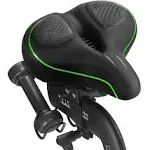 Oversized Bike Seat for Peloton Bike & Bike+, Comfort Seat Cushion Compatible with Peloton, Road or Exercise Bikes, Bicycle Wide Saddle Replacement