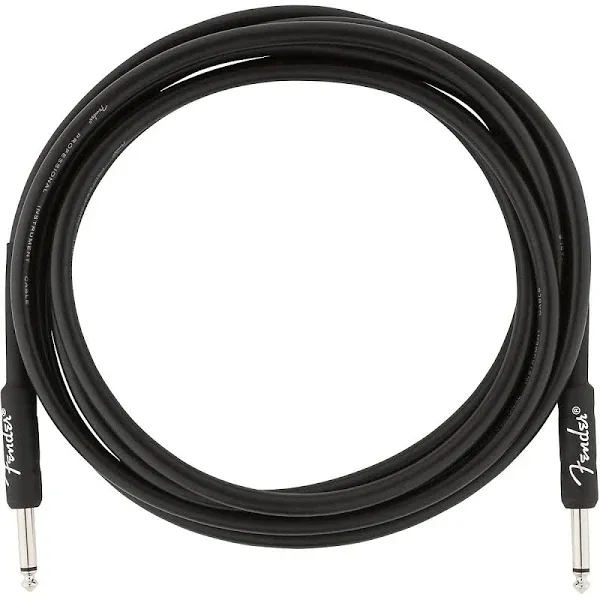 Fender Professional Series Instrument Cable 10ft Black