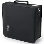 CCidea CD Case DVD Case Storage Holder-264 Capacity,Media Binder, CD Wallet, Disc Booklet, L11.4 x W 6.4 x H3.5 inch (Black)