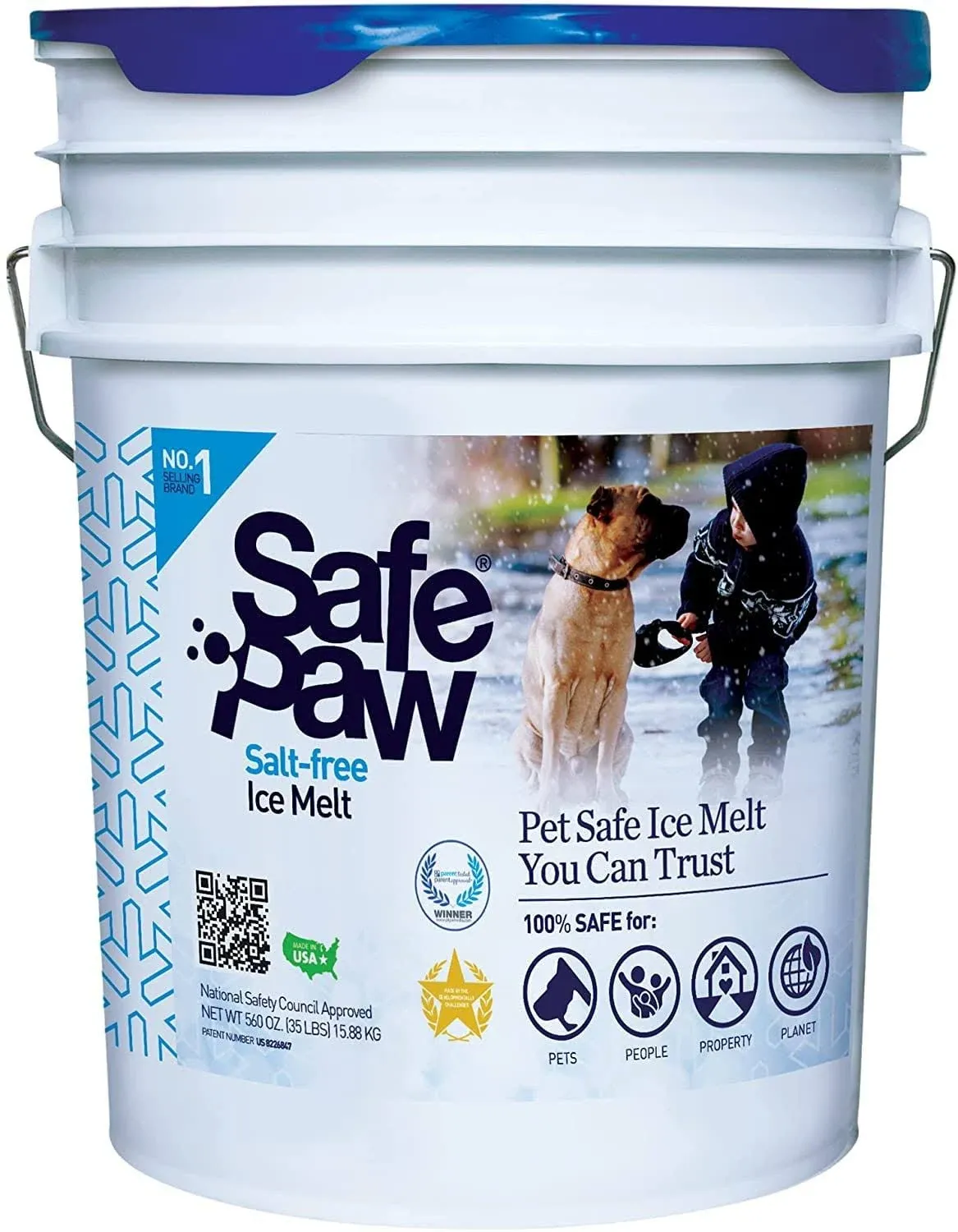 Safe Paw Salt-free Pet Safe Ice Melt, 35lb Pail