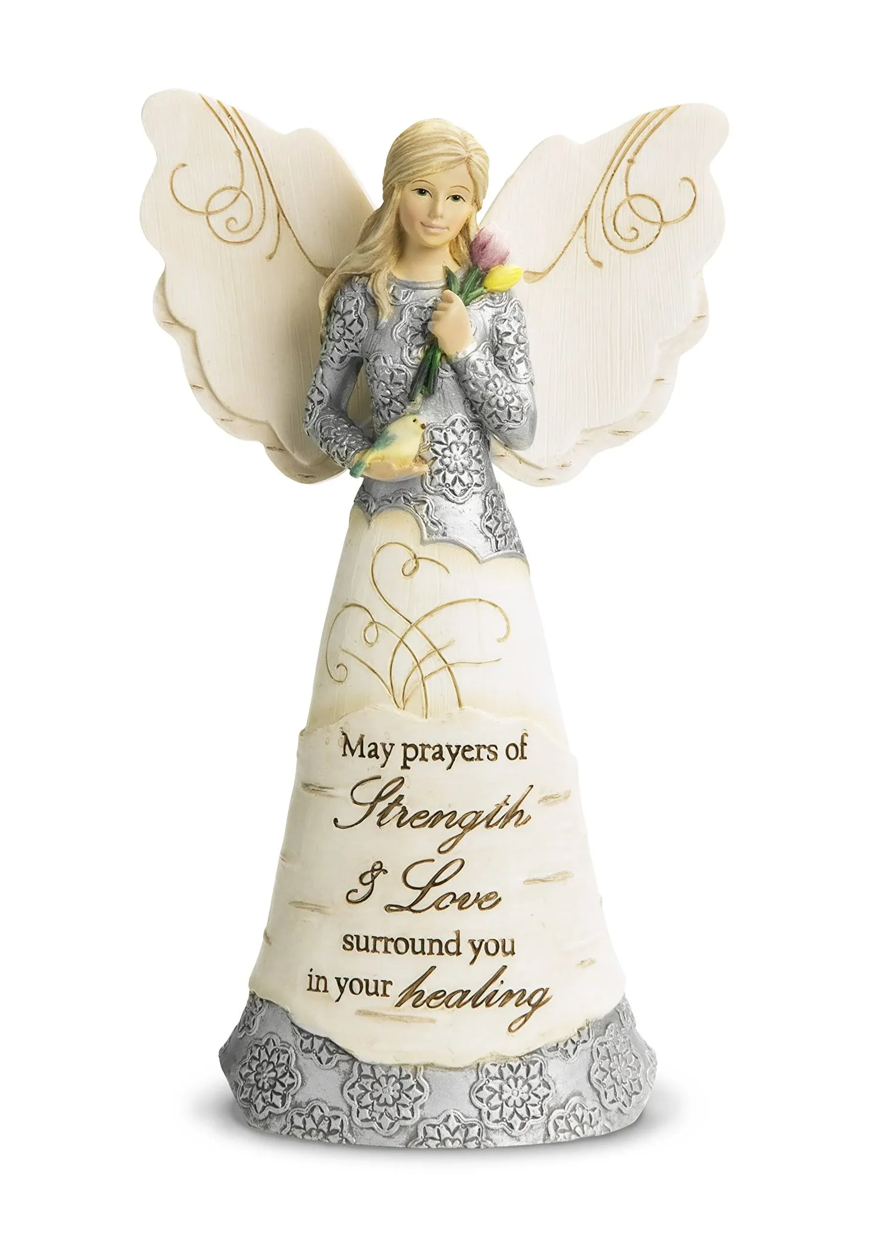 Pavilion Gift Company 82348 Strength and Healing Angel Figurine, 6-1/2-Inch,