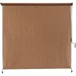 Coolaroo Exterior Cordless Sun Shade, Walnut