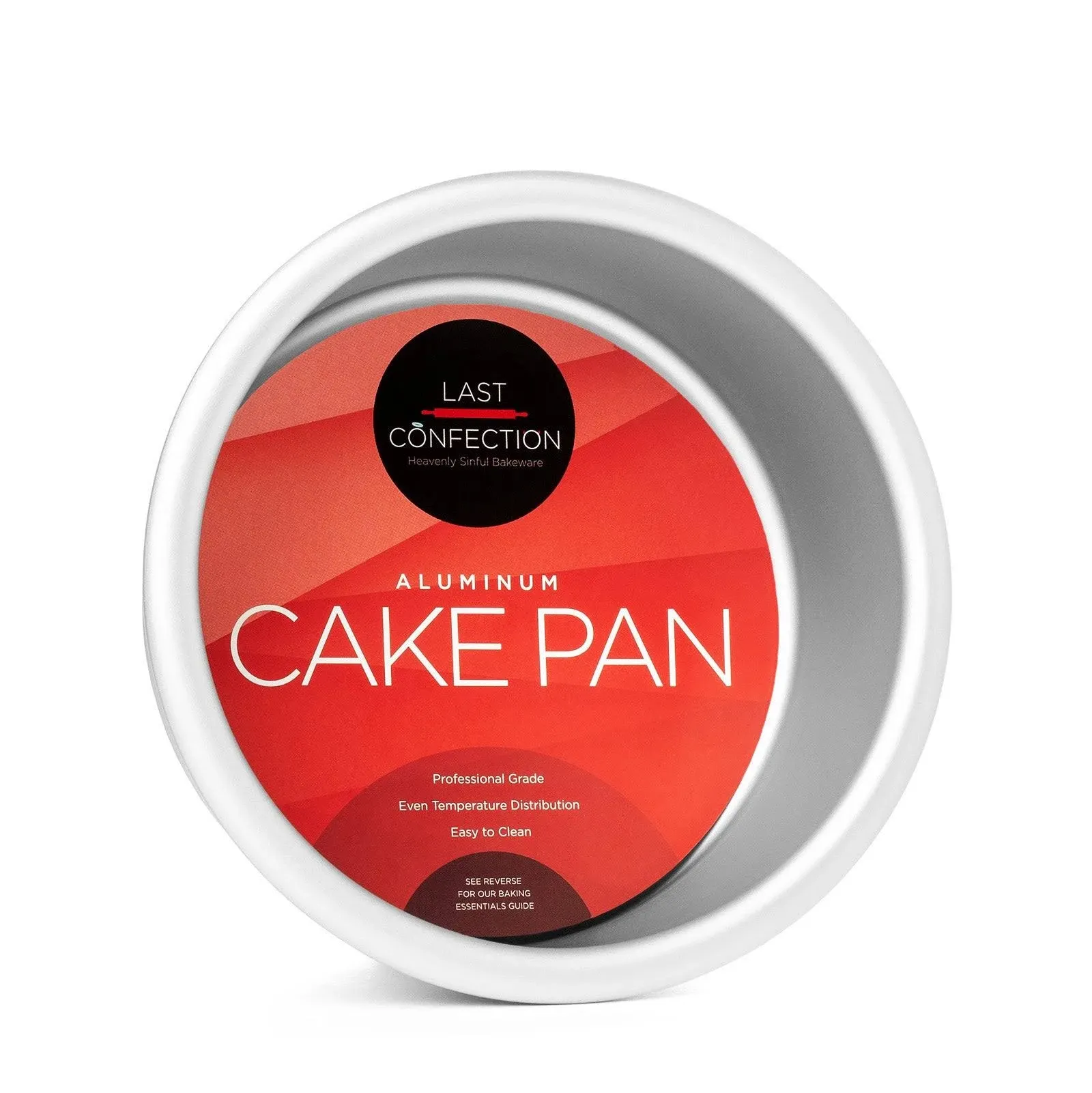 Last Confection Aluminum 10" x 2" Round Cake Pan - Professional Bakeware