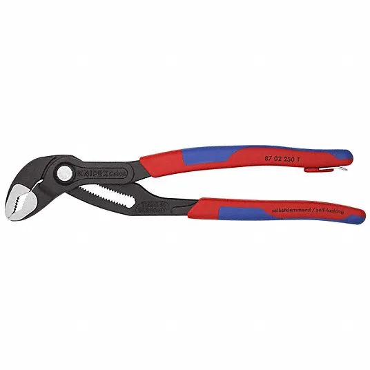 Knipex Cobra Water Pump Pliers - Tethered Attachment