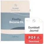 The Bodyweight Home Workout Journal by Habit Nest. NO EQUIPMENT NEEDED