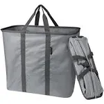 Collapsible Laundry Caddy, Gray/Charcoal 2PK - 64L (17 Gal)