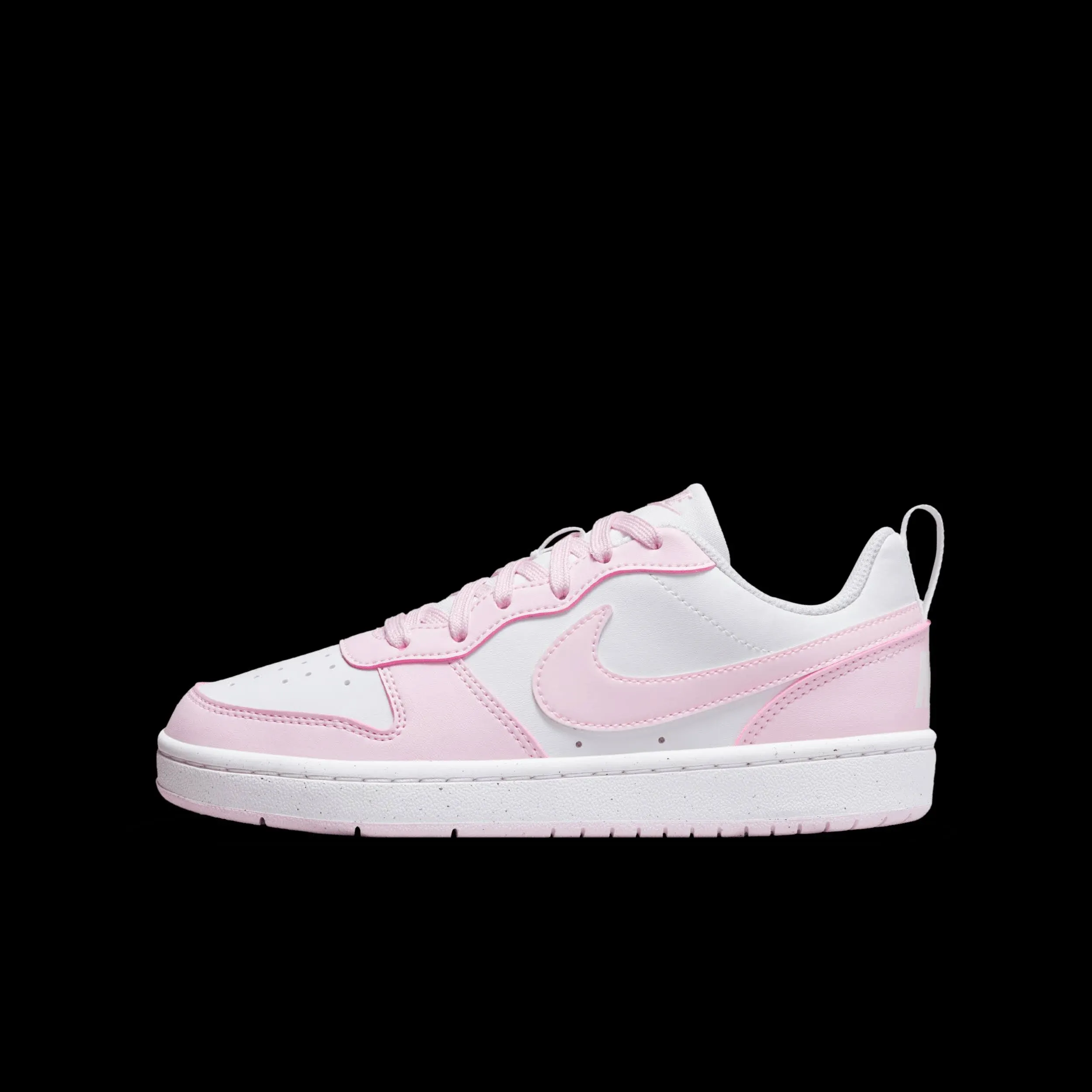 Nike Grade School Court Borough Low Recraft White/Pink Foam