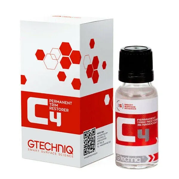 Gtechniq C4 Permanent Trim Restorer Plastic Decorations Renewal - 15Ml