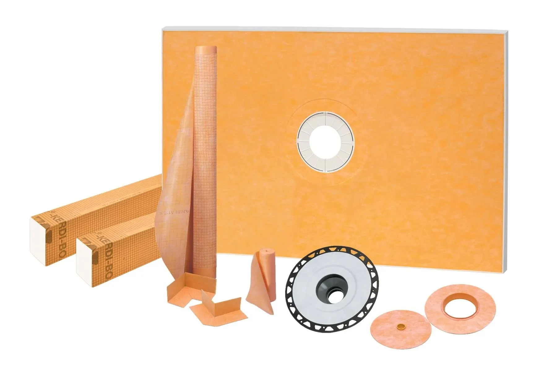 KERDI-SHOWER-KIT 48" x 72" ABS Flange 2"