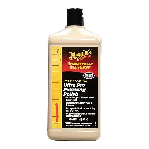 Meguiar's M21001 Mirror Glaze Ultra Pro - Pulidor de acabado - Contenedor de 1 galón