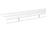 ClosetMaid Wire Shelving Corner Shelf 1361 , 6-Feet X 12-Inch White