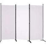 Bentism Room Divider 3-Panel Folding Privacy Screen Fabric Office Partition Portable Office Divider Room Divider Screen Freestanding Partition Room